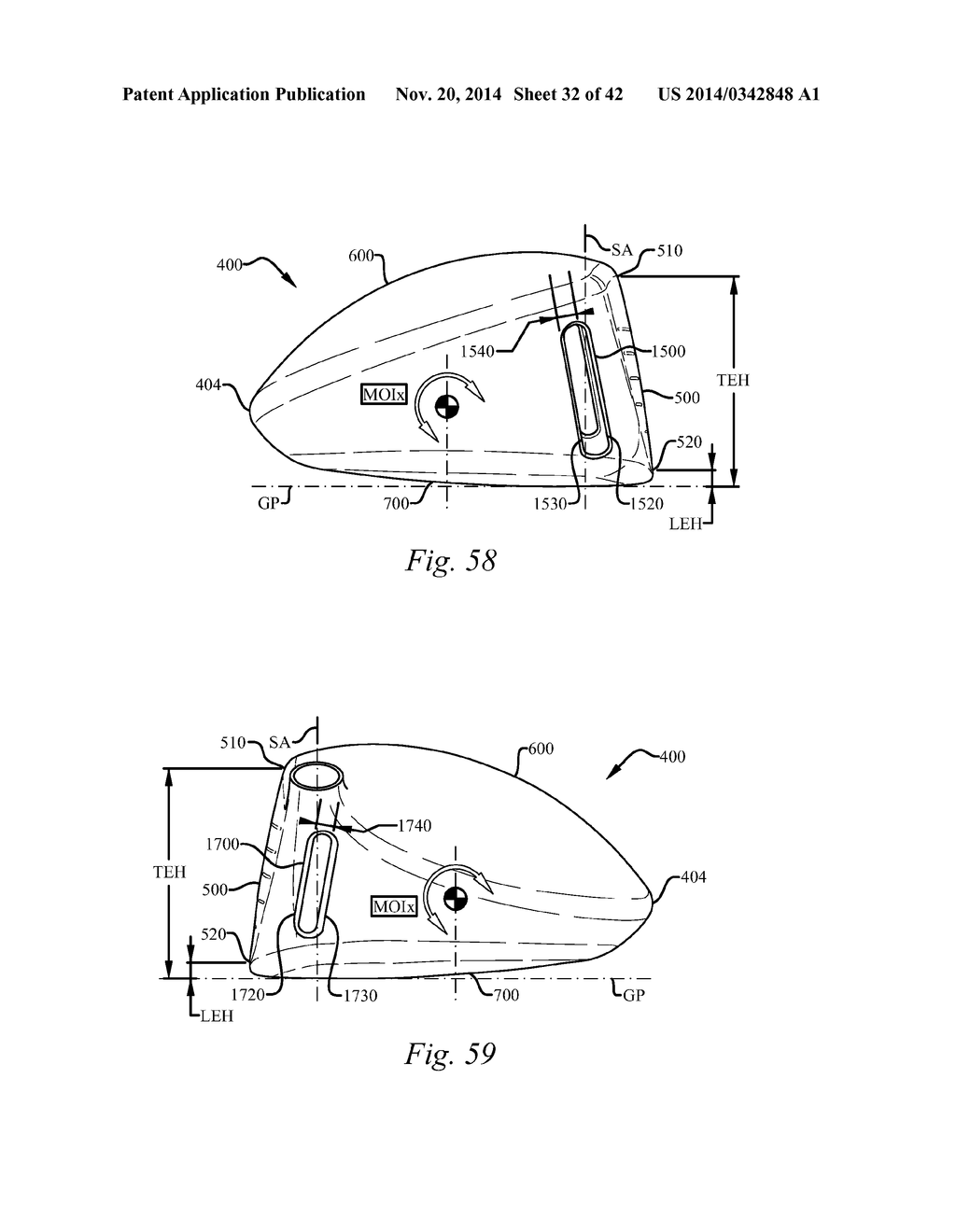 GOLF CLUB HEAD HAVING A STRESS REDUCING FEATURE - diagram, schematic, and image 33