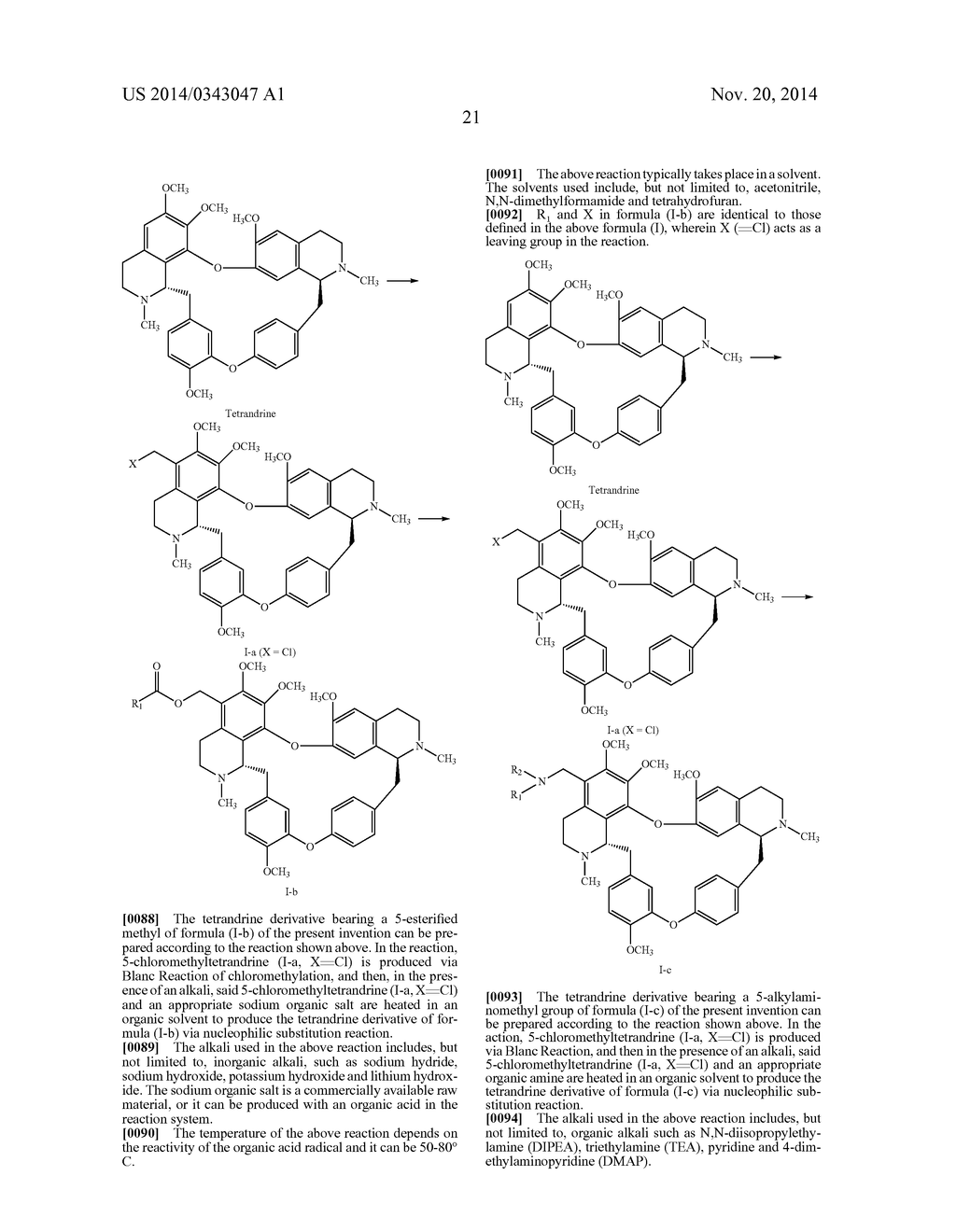 TETRANDRINE DERIVATIVES WITH SUBSTITUTED 5-CARBON, PREPARATION METHOD AND     USE THEREOF - diagram, schematic, and image 27