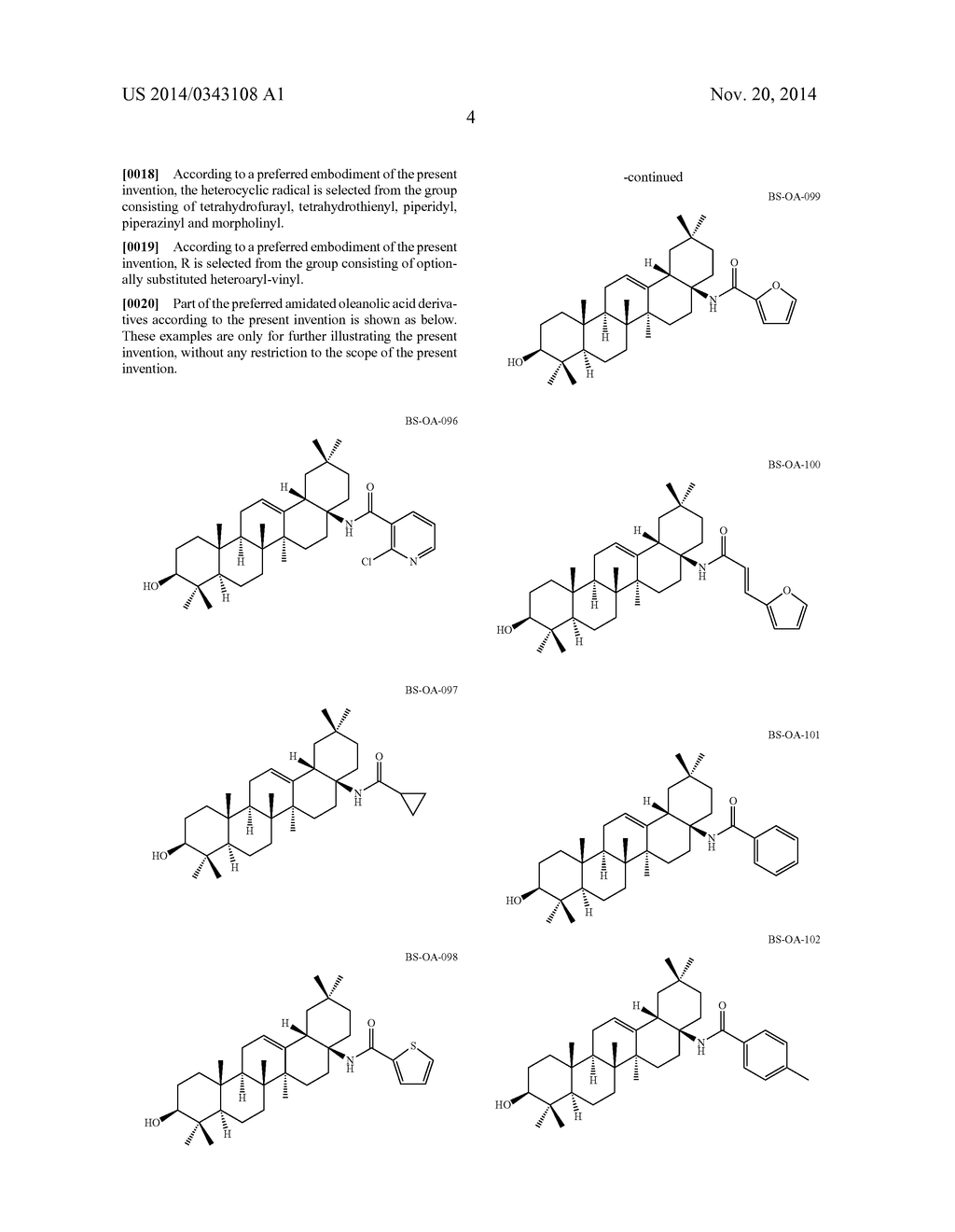 OLEANOLIC ACID AMIDATE DERIVATIVES, PREPARATION METHODS AND USES THEREOF - diagram, schematic, and image 05