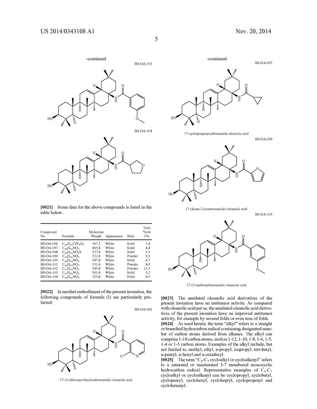 OLEANOLIC ACID AMIDATE DERIVATIVES, PREPARATION METHODS AND USES THEREOF - diagram, schematic, and image 06