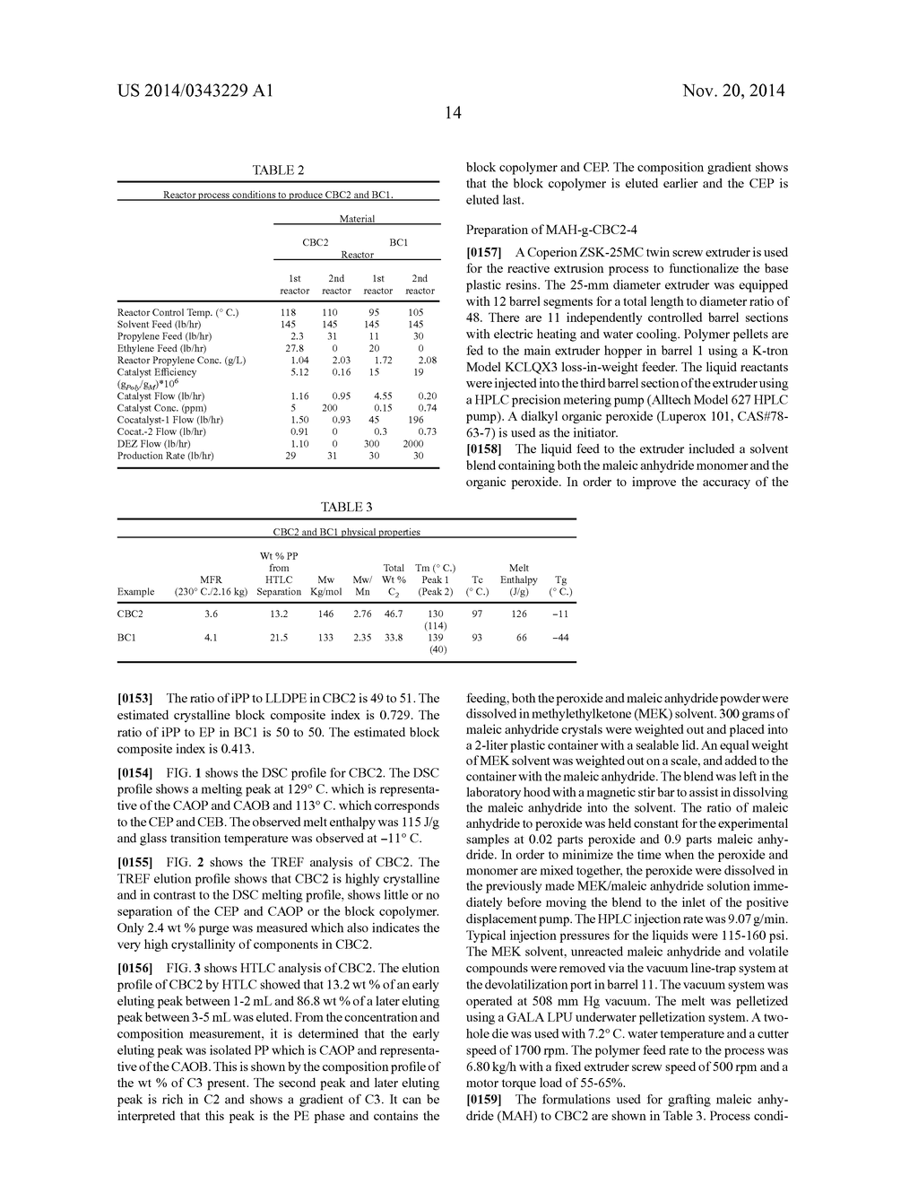 FUNCTIONALIZED BLOCK COMPOSITE AND CRYSTALLINE BLOCK COMPOSITE     COMPOSITIONS AS COMPATIBILIZERS - diagram, schematic, and image 27