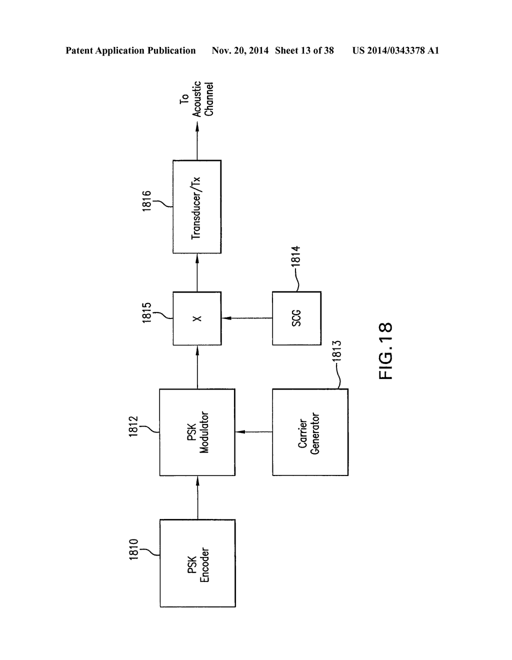 SYSTEM AND METHOD FOR ACOUSTIC INFORMATION EXCHANGE INVOLVING AN     INGESTIBLE LOW POWER CAPSULE - diagram, schematic, and image 14