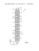 IMPLANTABLE ELECTRODE ARRAY ASSEMBLY INCLUDING A CARRIER WITH EMBEDDED     CONTROL MODULES CONTAINED IN PACKAGES, THE PACKAGES EXTENDING OUTWARDLY     SO AS TO EXTEND OVER THE CARRIER diagram and image