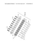 IMPLANTABLE ELECTRODE ARRAY ASSEMBLY INCLUDING A CARRIER WITH EMBEDDED     CONTROL MODULES CONTAINED IN PACKAGES, THE PACKAGES EXTENDING OUTWARDLY     SO AS TO EXTEND OVER THE CARRIER diagram and image