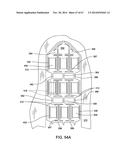 IMPLANTABLE ELECTRODE ARRAY ASSEMBLY INCLUDING A CARRIER WITH EMBEDDED     CONTROL MODULES CONTAINED IN PACKAGES, THE PACKAGES EXTENDING OUTWARDLY     SO AS TO EXTEND OVER THE CARRIER diagram and image