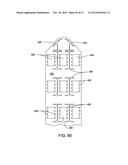 IMPLANTABLE ELECTRODE ARRAY ASSEMBLY INCLUDING A CARRIER WITH EMBEDDED     CONTROL MODULES CONTAINED IN PACKAGES, THE PACKAGES EXTENDING OUTWARDLY     SO AS TO EXTEND OVER THE CARRIER diagram and image