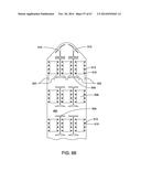 IMPLANTABLE ELECTRODE ARRAY ASSEMBLY INCLUDING A CARRIER WITH EMBEDDED     CONTROL MODULES CONTAINED IN PACKAGES, THE PACKAGES EXTENDING OUTWARDLY     SO AS TO EXTEND OVER THE CARRIER diagram and image