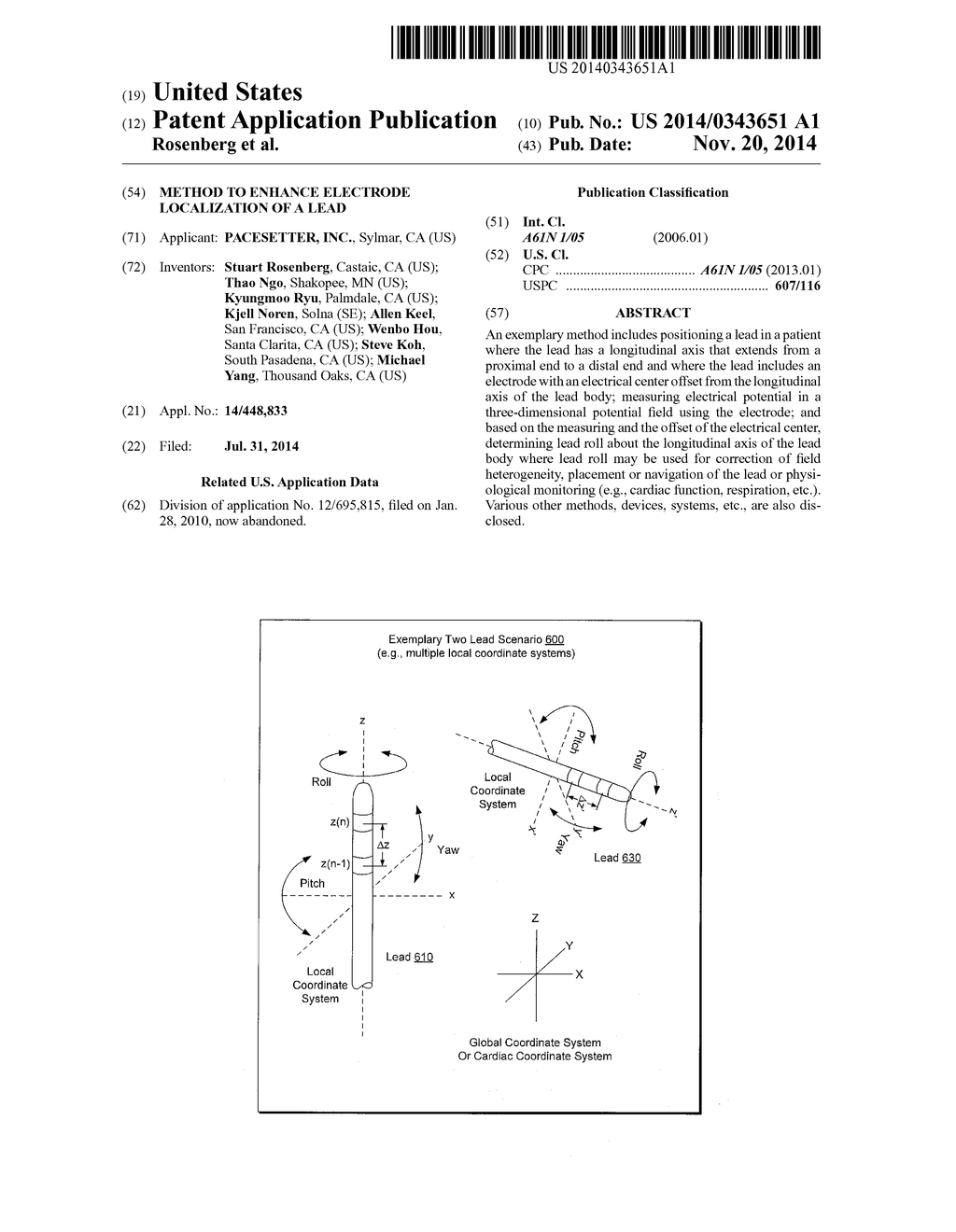 METHOD TO ENHANCE ELECTRODE LOCALIZATION OF A LEAD - diagram, schematic, and image 01