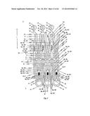 STENT FOR THE POSITIONING AND ANCHORING OF A VALVULAR PROSTHESIS IN AN     IMPLANTATION SITE IN THE HEART OF A PATIENT diagram and image