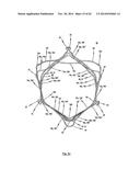 STENT FOR THE POSITIONING AND ANCHORING OF A VALVULAR PROSTHESIS IN AN     IMPLANTATION SITE IN THE HEART OF A PATIENT diagram and image