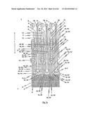 STENT FOR THE POSITIONING AND ANCHORING OF A VALVULAR PROSTHESIS IN AN     IMPLANTATION SITE IN THE HEART OF A PATIENT diagram and image