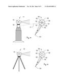 HANDHELD MEASURING AID FOR USE WITH A SIX-DEGREES-OF-FREEDOM LASER TRACKER diagram and image