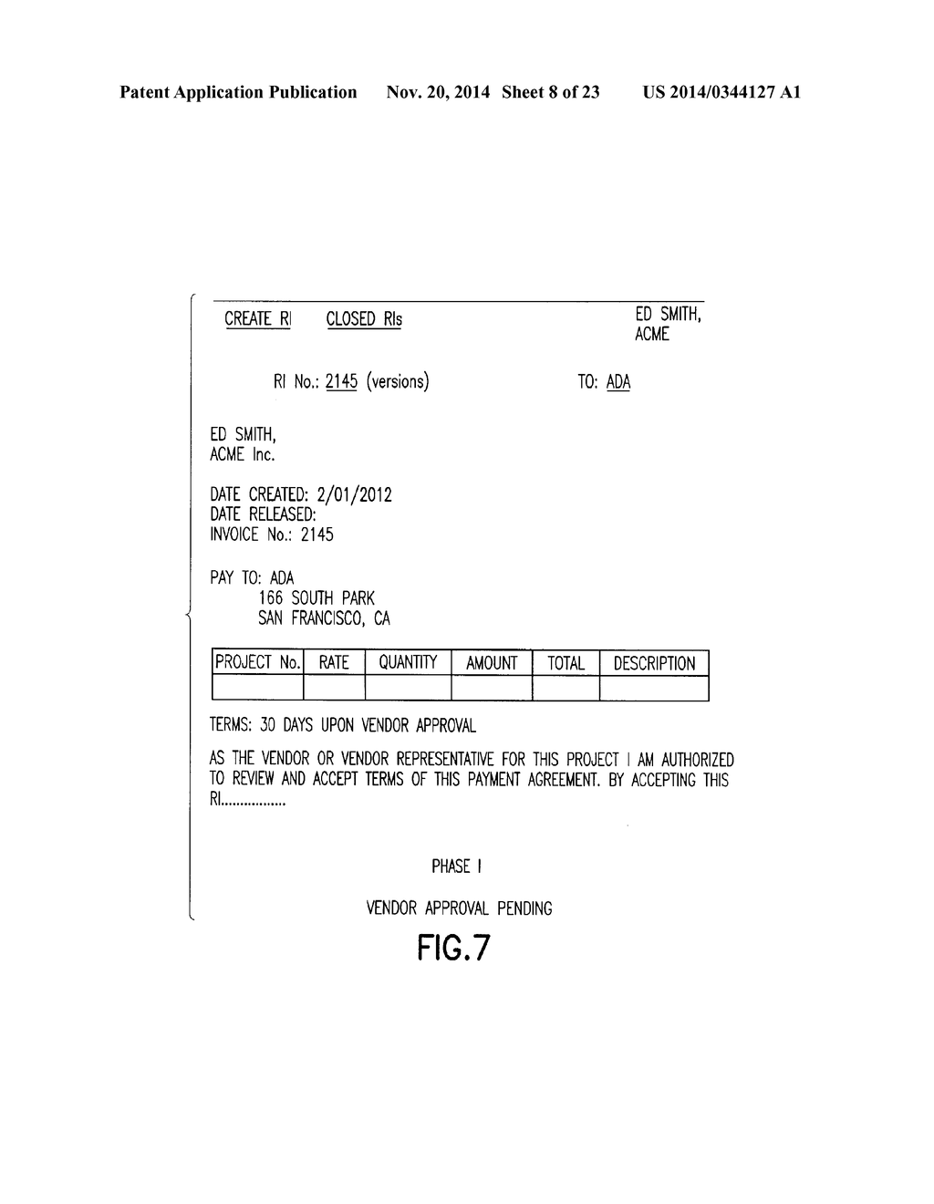 NETWORK-BASED ELECTRONIC INVOICING SYSTEM WITH REVERSE INVOICING - diagram, schematic, and image 09