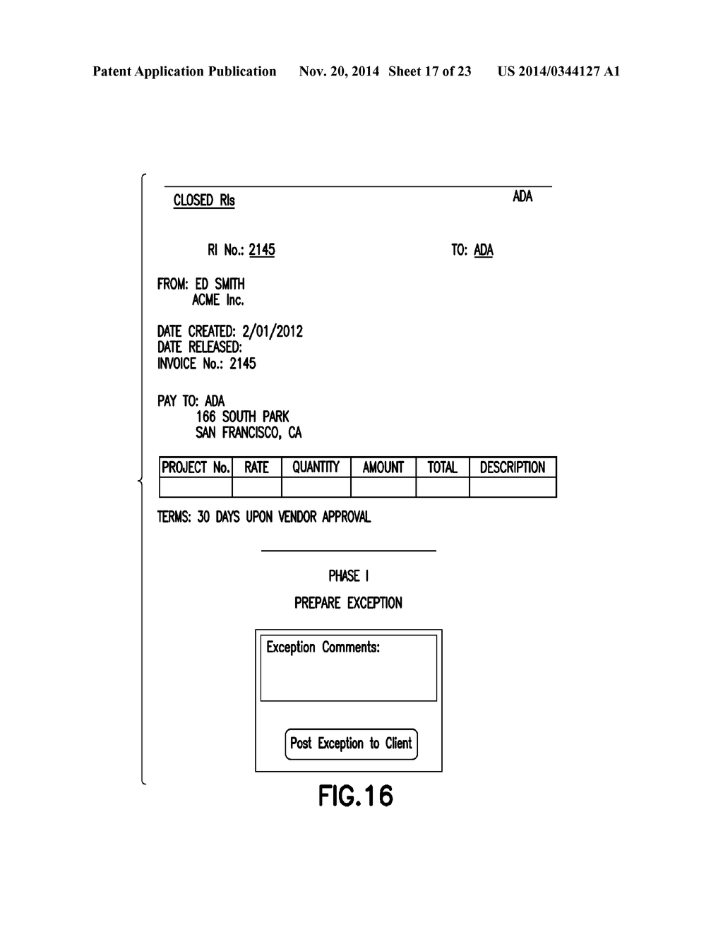 NETWORK-BASED ELECTRONIC INVOICING SYSTEM WITH REVERSE INVOICING - diagram, schematic, and image 18