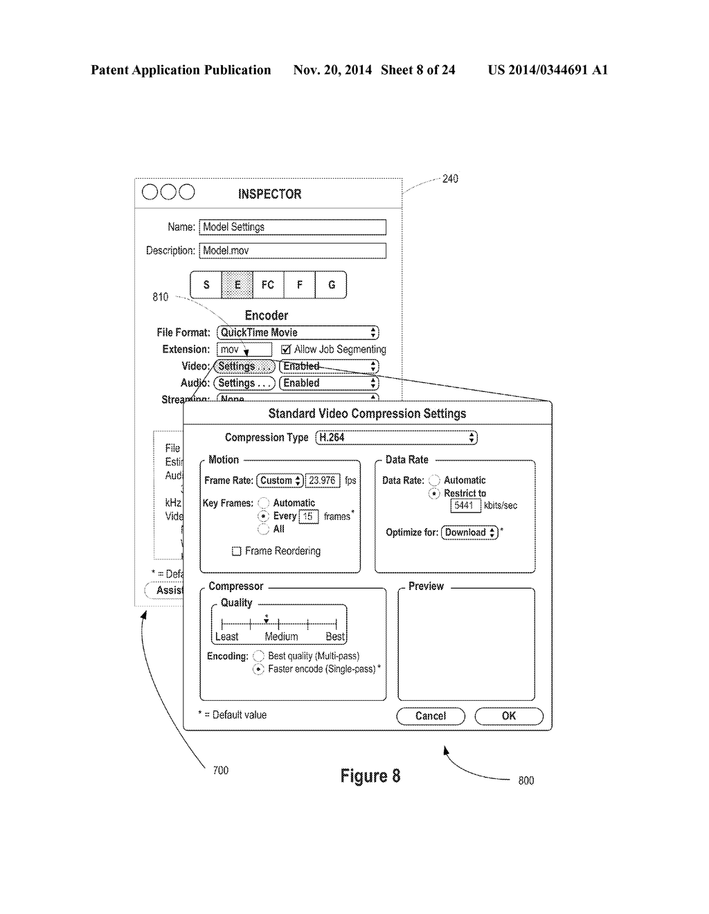 Providing Media Settings Discovery in a Media Processing Application - diagram, schematic, and image 09