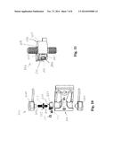 DEVICE FOR TRANSMITTING ELECTRICAL ENERGY FROM A WALL TO A SWIVELLABLE     ELEMENT FASTENED ON THE WALL diagram and image