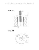 METHOD OF PRODUCING MECHANISM FOR CONVERTING ROTATIONAL MOTION TO LINEAR     MOTION AND JIG FOR EXECUTING THE METHOD diagram and image