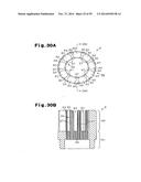 METHOD OF PRODUCING MECHANISM FOR CONVERTING ROTATIONAL MOTION TO LINEAR     MOTION AND JIG FOR EXECUTING THE METHOD diagram and image