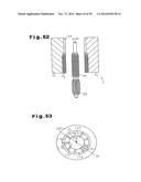 METHOD OF PRODUCING MECHANISM FOR CONVERTING ROTATIONAL MOTION TO LINEAR     MOTION AND JIG FOR EXECUTING THE METHOD diagram and image