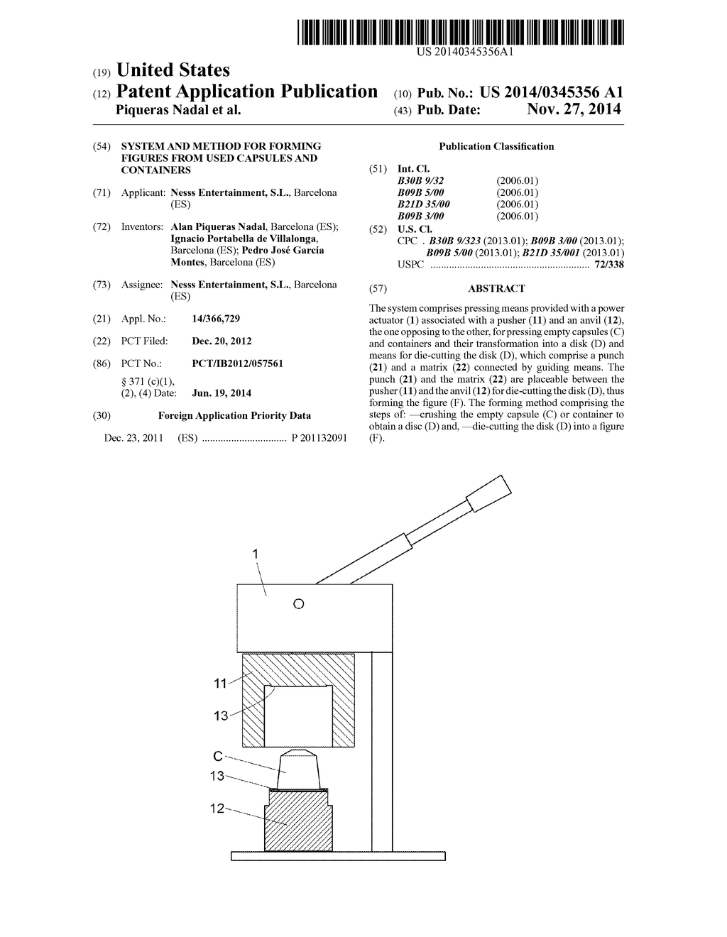 System And Method For Forming Figures From Used Capsules And Containers - diagram, schematic, and image 01