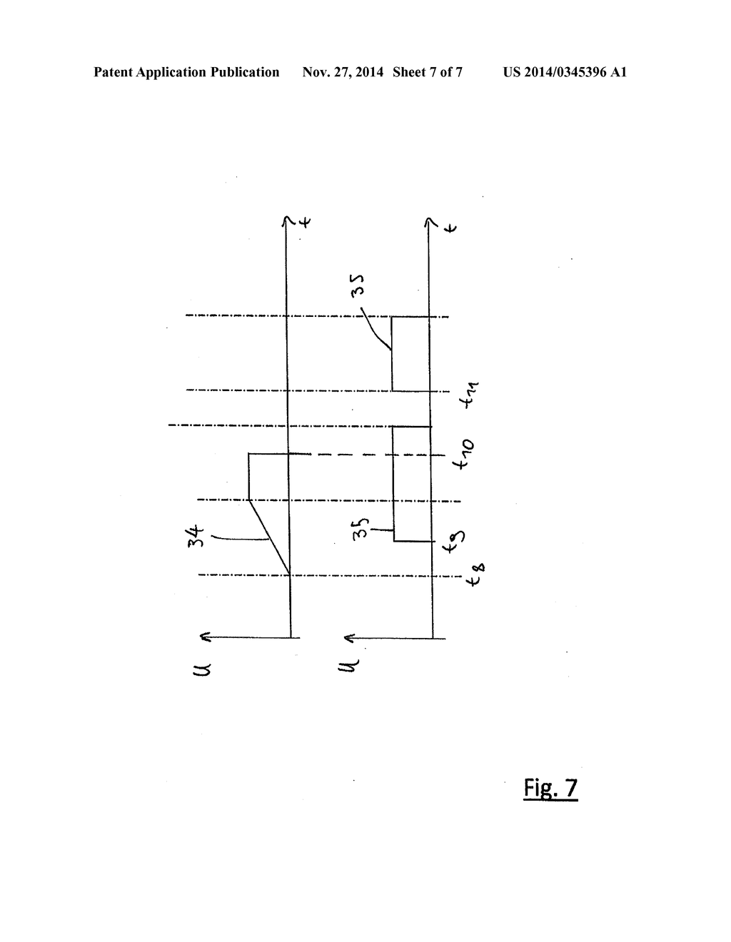 Monitoring device and method for monitoring a movement profile of a user     in the region of an actuating element of an aircraft or spacecraft - diagram, schematic, and image 08