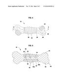 PET CHEW TOYS OF RUBBER AND POLYAMIDE, AND METHODS OF MANUFACTURE THEREOF diagram and image
