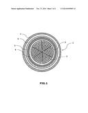 ELECTRICAL CABLE COMPRISING AT LEAST ONE ELECTRICALLY INSULATING LAYER diagram and image