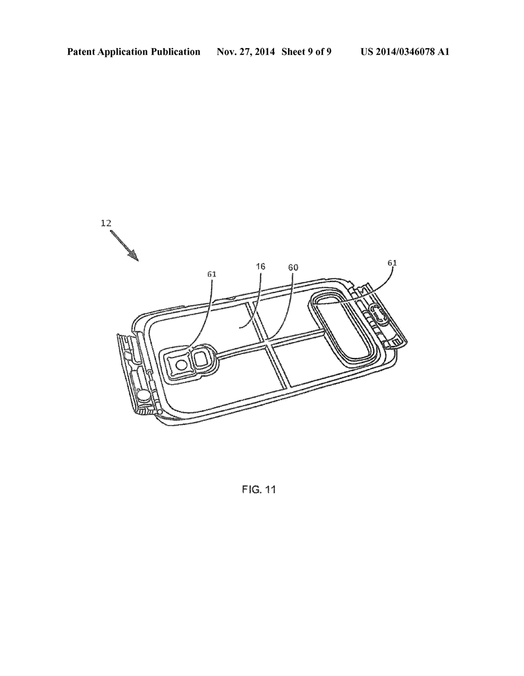 FLUID SEALABLE PROTECTIVE CASE FOR PORTABLE ELECTRONIC DEVICES - diagram, schematic, and image 10