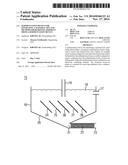 SEDIMENTATION DEVICE FOR SEPARATING A MATERIAL MIX AND METHOD FOR REMOVING     SEDIMENT FROM A SEDIMENTATION DEVICE diagram and image