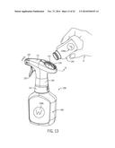 Trigger Sprayer With Bottle Filling Conduit diagram and image