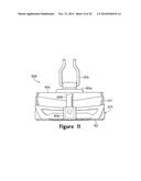 DOUBLE STRAP CARRYING SYSTEM AND BASE STAND FOR GOLF BAGS AND OTHER     SHOULDER-BORNE ARTICLES diagram and image