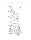 DOUBLE STRAP CARRYING SYSTEM AND BASE STAND FOR GOLF BAGS AND OTHER     SHOULDER-BORNE ARTICLES diagram and image