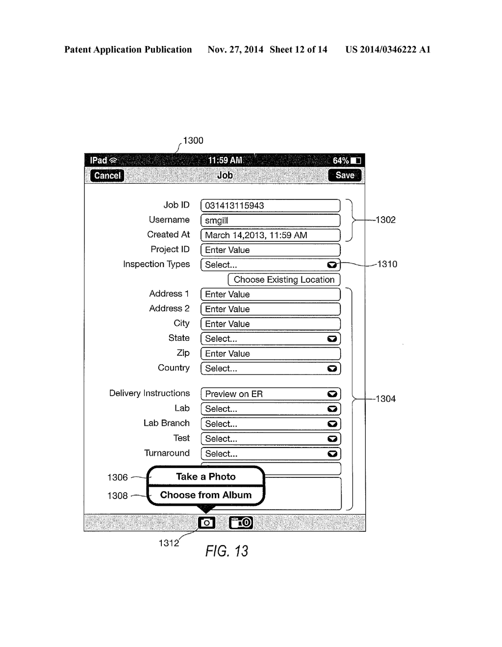 SYSTEM AND METHOD FOR MANAGEMENT OF COLLECTED FIELD SAMPLES - diagram, schematic, and image 13