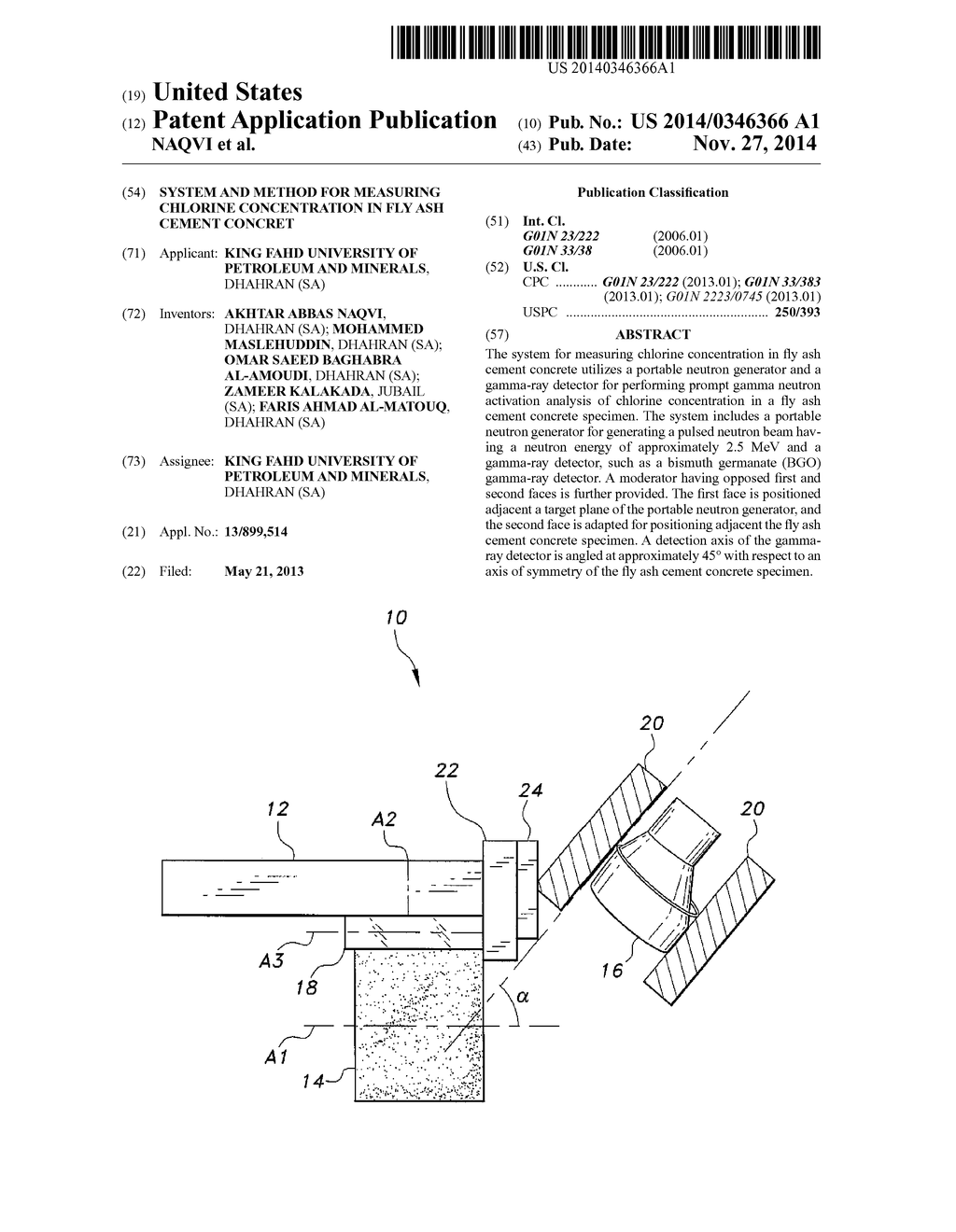 SYSTEM AND METHOD FOR MEASURING CHLORINE CONCENTRATION IN FLY ASH CEMENT     CONCRET - diagram, schematic, and image 01