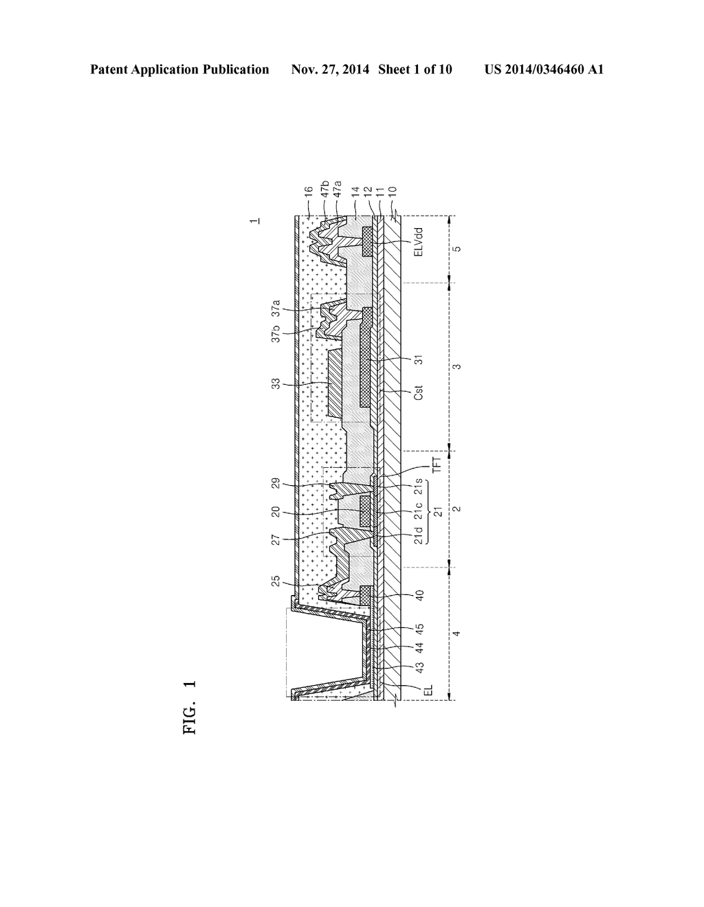 ORGANIC LIGHT EMITTING DIODE DISPLAY DEVICE AND METHOD OF MANUFACTURING     THE SAME - diagram, schematic, and image 02