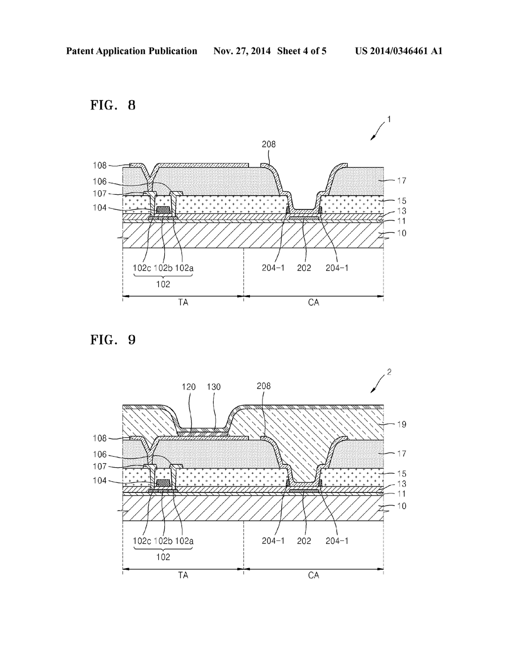 THIN-FILM TRANSISTOR SUBSTRATE, METHOD OF MANUFACTURING SAME, AND ORGANIC     LIGHT-EMITTING DISPLAY APPARATUS INCLUDING THIN-FILM TRANSISTOR SUBSTRATE - diagram, schematic, and image 05