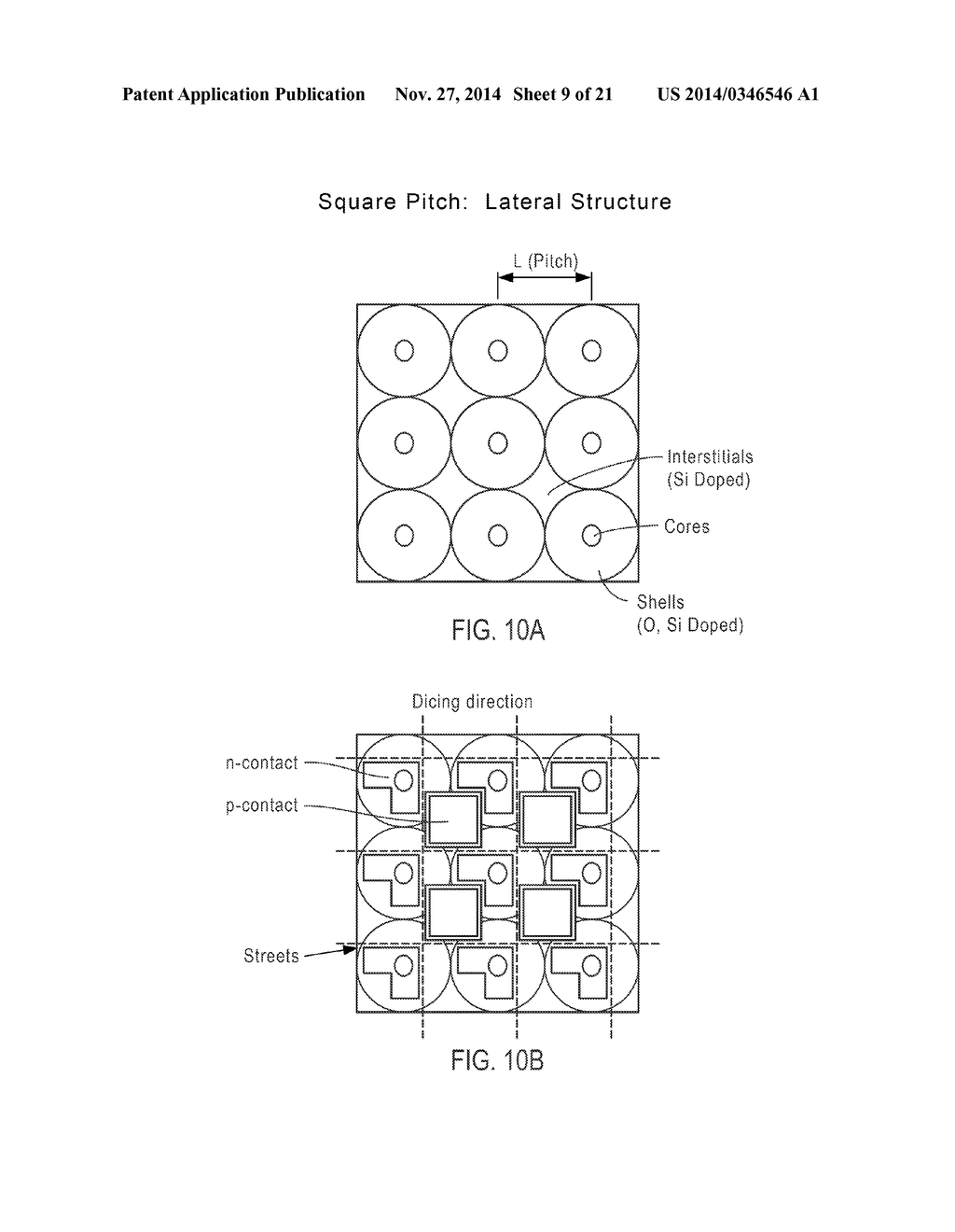GALLIUM-NITRIDE-ON-HANDLE SUBSTRATE MATERIALS AND DEVICES AND METHOD OF     MANUFACTURE - diagram, schematic, and image 10