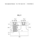 SEMICONDUCTOR DEVICES INCLUDING PROTRUDING INSULATION PORTIONS BETWEEN     ACTIVE FINS diagram and image