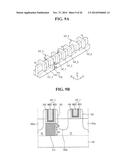 SEMICONDUCTOR DEVICES INCLUDING PROTRUDING INSULATION PORTIONS BETWEEN     ACTIVE FINS diagram and image