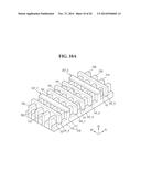 SEMICONDUCTOR DEVICES INCLUDING PROTRUDING INSULATION PORTIONS BETWEEN     ACTIVE FINS diagram and image