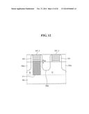 SEMICONDUCTOR DEVICES INCLUDING PROTRUDING INSULATION PORTIONS BETWEEN     ACTIVE FINS diagram and image