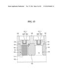 SEMICONDUCTOR DEVICES INCLUDING PROTRUDING INSULATION PORTIONS BETWEEN     ACTIVE FINS diagram and image