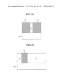 SEMICONDUCTOR DEVICES INCLUDING PROTRUDING INSULATION PORTIONS BETWEEN     ACTIVE FINS diagram and image