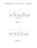 SEMICONDUCTOR PACKAGE WITH SINGLE SIDED SUBSTRATE DESIGN AND MANUFACTURING     METHODS THEREOF diagram and image