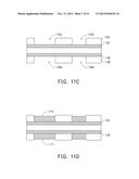 SEMICONDUCTOR PACKAGE WITH SINGLE SIDED SUBSTRATE DESIGN AND MANUFACTURING     METHODS THEREOF diagram and image