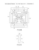 MOLDING DIE STRUCTURE OF MOLDED ARTICLE AND MANUFACTURING METHOD OF MOLDED     ARTICLE diagram and image