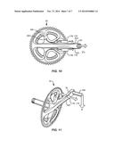 Battery Apparatus For Supplying Power To Oppositely-Mounted Bicycle Crank     Arms diagram and image