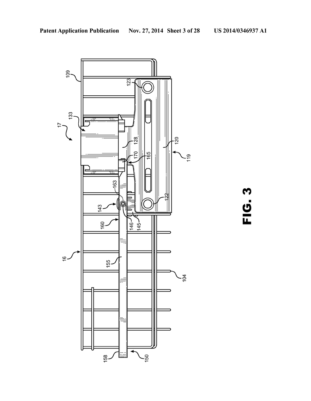 HEIGHT ADJUSTER MECHANISM FOR A DISHWASHER DISH RACK - diagram, schematic, and image 04