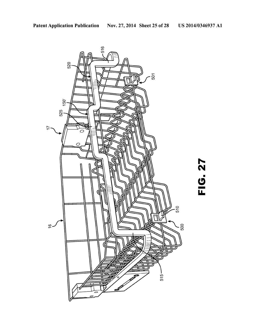 HEIGHT ADJUSTER MECHANISM FOR A DISHWASHER DISH RACK - diagram, schematic, and image 26