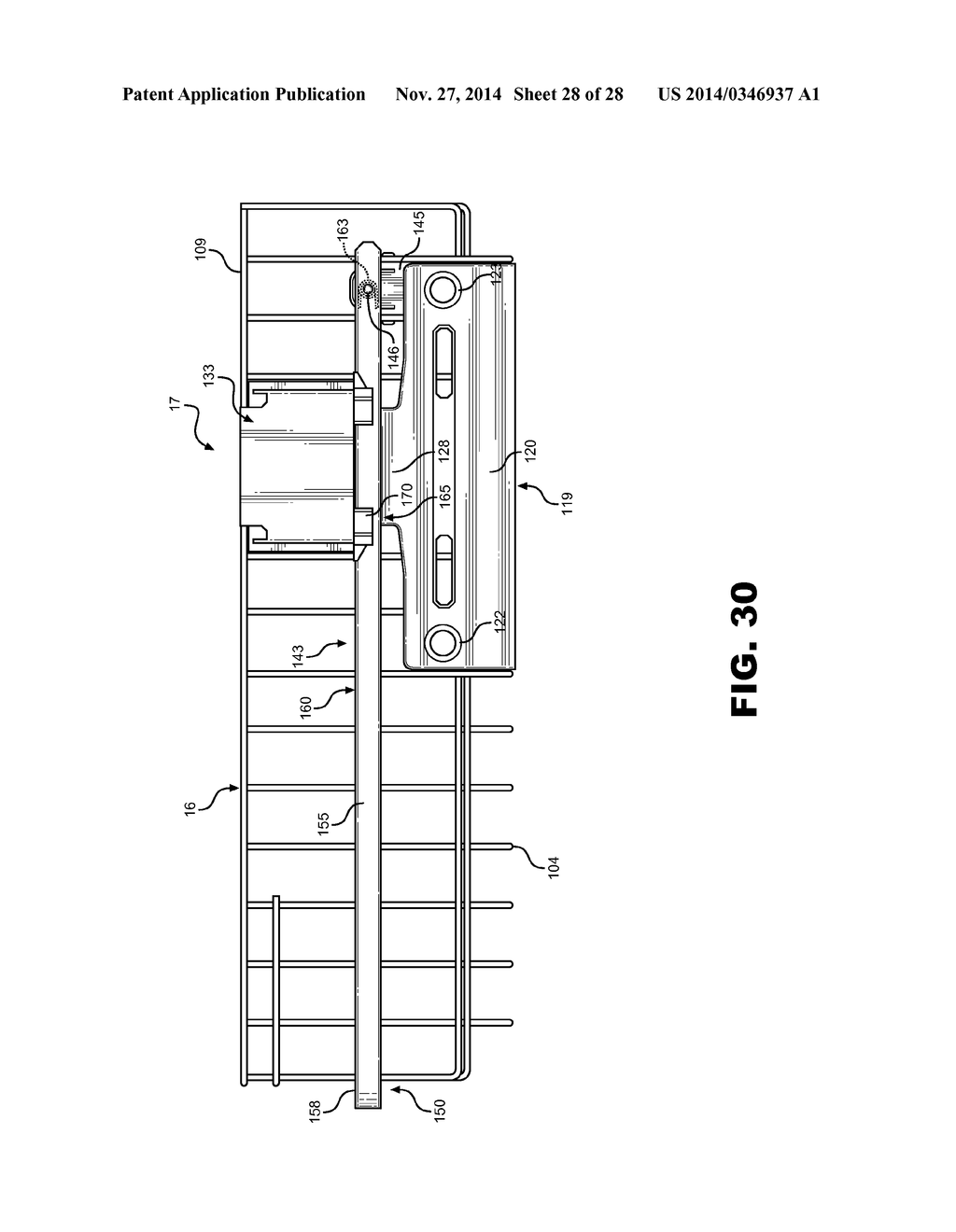 HEIGHT ADJUSTER MECHANISM FOR A DISHWASHER DISH RACK - diagram, schematic, and image 29